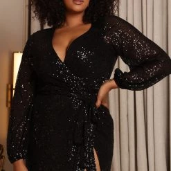 Fashion Nova Gala Glam Sequin Maxi Dress - Black -fashion nova dresses Shop 09 22 22Studio5 RM CM 10 37 22 4 ID5492 Black 7678 PLUS WG