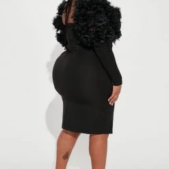 Fashion Nova Nicky Midi Dress - Black -fashion nova dresses Shop 09 26 22Studio1 KJ DJ 10 59 16 3 BD3036 Black 3197 PLUS EH