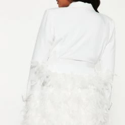 Fashion Nova Val Feather Blazer Dress - White 15 Fashion Nova Val Feather Blazer Dress - White -fashion nova dresses Shop 09 26 22Studio4 MS KP 10 59 03 2 BD3059 White 1061 PLUS PB