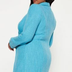 Fashion Nova Lucky Blazer Dress - Aqua -fashion nova dresses Shop 09 26 22Studio4 MS KP 14 02 55 20 T7211 Aqua 1307 PLUS JB