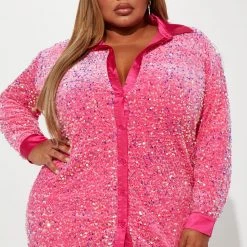 Fashion Nova Amalie T-Shirt Mini Dress - Hot Pink -fashion nova dresses Shop 09 27 22Studio1 ME AC 12 13 28 39 D8326C HotPink 3896 PLUS PB