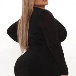 Fashion Nova Lina Slinky Maxi Dress - Black -fashion nova dresses Shop 09 28 21Studio3 RT KG 10 16 37 7 FS22A066 Black 1085 PLUS KS