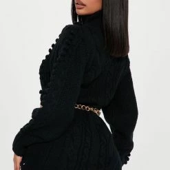 Fashion Nova Sassy Secret Sweater Mini Dress - Black 7 Fashion Nova Sassy Secret Sweater Mini Dress - Black -fashion nova dresses Shop 09 28 22Studio1 KJ RL 14 01 55 17 CD969DD Black 4707 EH