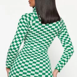 Fashion Nova Kamari Sweater Mini Dress - Green/combo -fashion nova dresses Shop 09 29 22Studio3 KJ IM 14 32 03 24 LSD2977 Greencombo 4447 JB