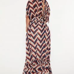 Fashion Nova Afternoon Dates Maxi Dress - Navy/combo -fashion nova dresses Shop 09 29 22Studio4 CE KP 13 45 58 55 DM2870 Navycombo 2928 WG