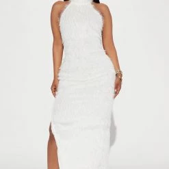 Fashion Nova Cherish Maxi Dress - White