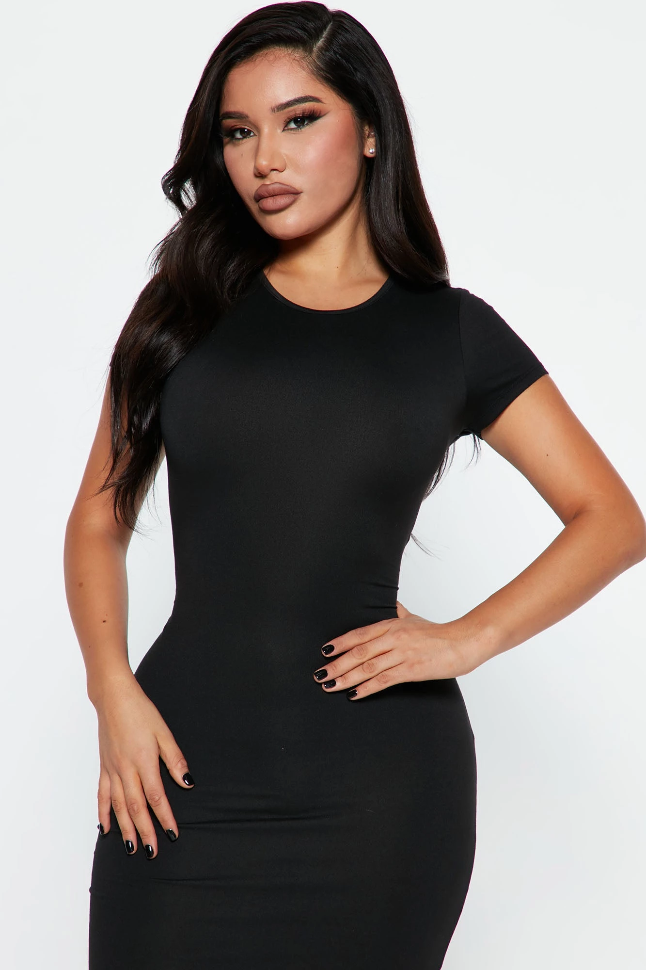 Fashion Nova Cristi Maxi Dress - Black 4 Fashion Nova Cristi Maxi Dress - Black - Image 2