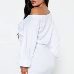 Fashion Nova Kelley Off Shoulder Mini Dress - White 9 Fashion Nova Kelley Off Shoulder Mini Dress - White -fashion nova dresses Shop 10 04 22Studio4 SN KP 13 38 18 59 CFD1224L White 4283 KS