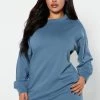Fashion Nova Sandie Sweatshirt Dress - Blue -fashion nova dresses Shop 10 04 22Studio4 SN KP 13 40 21 60 CFD1357LA Blue 4294 KS