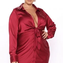 Fashion Nova Scandalous Babe Mini Dress - Wine -fashion nova dresses Shop 10 05 20Studio3 EF JH 09 31 48 1 AK11394A Wine 0514 PLUS EH