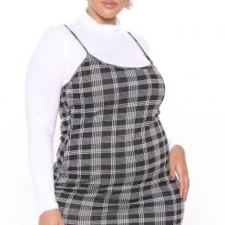 Fashion Nova School Girl At Heart Mini Dress Set - Black/White -fashion nova dresses Shop 10 05 20Studio3 EF JH 10 40 10 26 ST7258 BlackWhite 0553 PLUS KL
