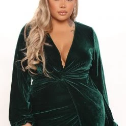 Fashion Nova Sugar Free Velvet Maxi Dress - Hunter -fashion nova dresses Shop 10 05 21Studio3 CE KP 08 28 25 9 DR2109 Hunter 5640 PLUS KS