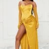 Fashion Nova Teagan Satin Maxi Dress Set - Mustard -fashion nova dresses Shop 10 05 22Studio7 MS ALEX 10 36 04 1 MD8226 Mustard 7637 KS