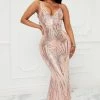 Fashion Nova Mariah Sequin Maxi Dress - Rose Gold -fashion nova dresses Shop 10 05 22Studio7 MS ALEX 10 43 31 3 4805D2 RoseGold 7647 KS KS