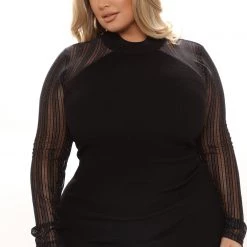 Fashion Nova Cierra Sweater Midi Dress - Black 17 Fashion Nova Cierra Sweater Midi Dress - Black -fashion nova dresses Shop 10 07 21Studio1 CE KG 14 05 48 39 RDAD7440FN Black 3012 PLUS EH
