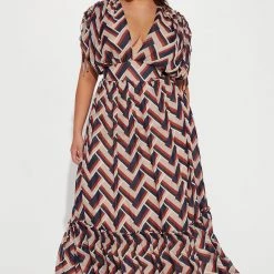 Fashion Nova Afternoon Dates Maxi Dress - Navy/combo -fashion nova dresses Shop 10 07 22Studio1 CE AC 10 49 33 8 DM2870 Navycombo 1093 PLUS JB