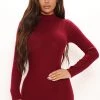 Fashion Nova Make A Move Mock Neck Mini Dress - Wine -fashion nova dresses Shop 10 08 21Studio2 ME KG 11 48 03 43 RD72197 Wine 0420 KS