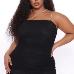Fashion Nova Center Of The Party Ruched Mini Dress - Black 14 Fashion Nova Center Of The Party Ruched Mini Dress - Black -fashion nova dresses Shop 10 09 20Studio3 RM SD 14 00 21 69 73204 Black 0641 PLUS EH