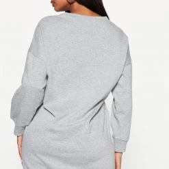 Fashion Nova Sandie Sweatshirt Dress - Heather Grey 7 Fashion Nova Sandie Sweatshirt Dress - Heather Grey -fashion nova dresses Shop 10 10 22Studio3 CE IM 13 03 46 21 CFD1357LA HeatherGrey 1541 EH