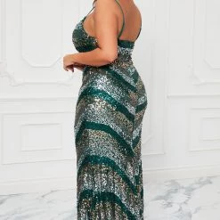 Fashion Nova Serena Sequin Gown - Emerald -fashion nova dresses Shop 10 10 22Studio7 KJ AC 13 12 37 43 9430P1 Emerald 8751 PLUS SG