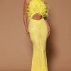 Fashion Nova Carolina Feather Embellished Maxi Dress - Yellow -fashion nova dresses Shop 10 10 22Studio7 ME KP 10 03 11 2 GW22C1210 Yellow P 0033 EH