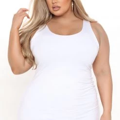 Fashion Nova Your Needs Met Dress - White -fashion nova dresses Shop 10 11 21Studio3 ME KP 11 43 25 27 D691 White 1322 PLUS KS