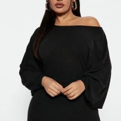 Fashion Nova Kelcie Mini Dress - Black