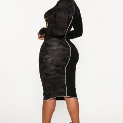 Fashion Nova Motor Babe Midi Dress - Black/combo -fashion nova dresses Shop 10 12 22Studio3 KJ AC 13 49 49 30 D29633 Blackcombo 0479 JB JB