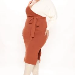 Fashion Nova Mona Colorblock Sweater Midi Dress - Rust/combo 18 Fashion Nova Mona Colorblock Sweater Midi Dress - Rust/combo -fashion nova dresses Shop 10 13 21Studio3 MS JH 13 34 52 41 ID4391FN Rustcombo 2204 PLUS WG