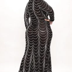 Fashion Nova Party Moves Sequin Maxi Dress - Black -fashion nova dresses Shop 10 13 21Studio3 MS JH 14 05 27 47 VD7605M Black 2281 PLUS WG