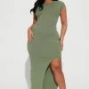 Fashion Nova Reagan Ribbed Maxi Dress - Olive -fashion nova dresses Shop 10 13 22Studio2 TH DJ 11 23 06 16 RD47357 Olive 0296 JB