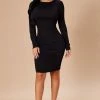 Fashion Nova Take Your Man Ruched Dress - Black -fashion nova dresses Shop 10 14 22Studio7 ME RL 14 07 28 35 JD41968L Black 1390 ES