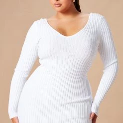 Fashion Nova Kallan Knit Dress - White 24 Fashion Nova Kallan Knit Dress - White -fashion nova dresses Shop 10 17 22Studio7 KJ DJ 15 28 56 5 21449 White 21401 PLUS SG