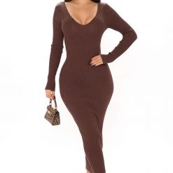 Fashion Nova Kallan Knit Dress - Brown 18 Fashion Nova Kallan Knit Dress - Brown -fashion nova dresses Shop 10 19 20Studio2 CE SD 14 59 04 40 21449 Brown 0555 EH