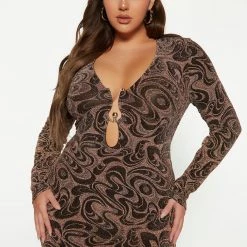 Fashion Nova Gia Mini Dress - Bronze -fashion nova dresses Shop 10 19 22Studio3 TH AC 14 25 34 42 D5113 Bronze 3633 PLUS JB