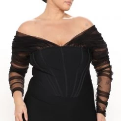 Fashion Nova He Loves Me Bandage Mini Dress - Black -fashion nova dresses Shop 10 20 21Studio3 ME KG 15 28 29 60 LD646 Black 5722 PLUS KS