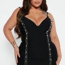 Fashion Nova Look My Way Embellished Midi Dress - Black -fashion nova dresses Shop 10 20 22Sudio4 TH AC 09 30 20 1 YD30611FN Black R 4864 PLUS EH