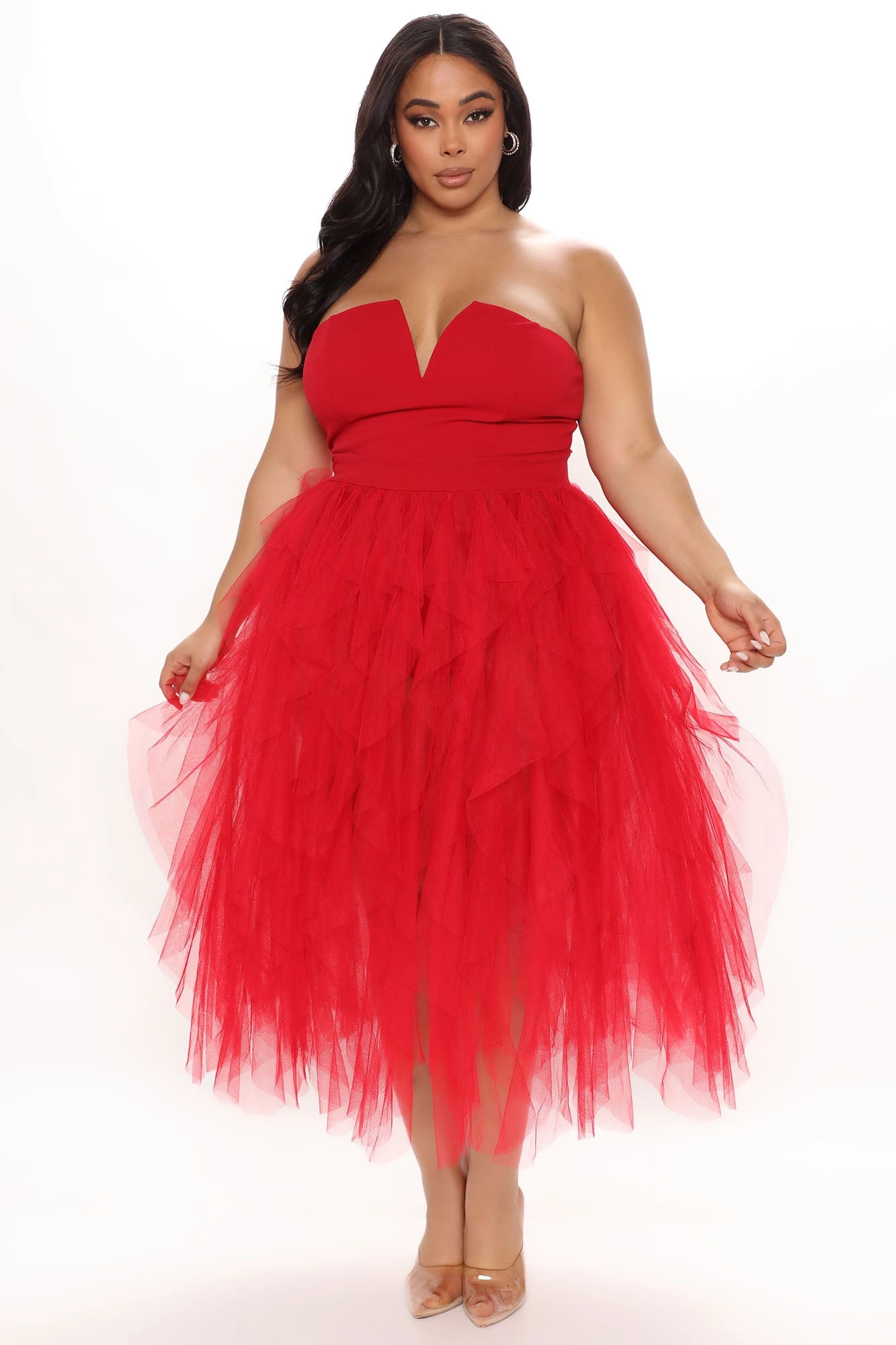 Fashion Nova Caught My Eye Tube Maxi Dress - Red 8 Fashion Nova Caught My Eye Tube Maxi Dress - Red - Image 6