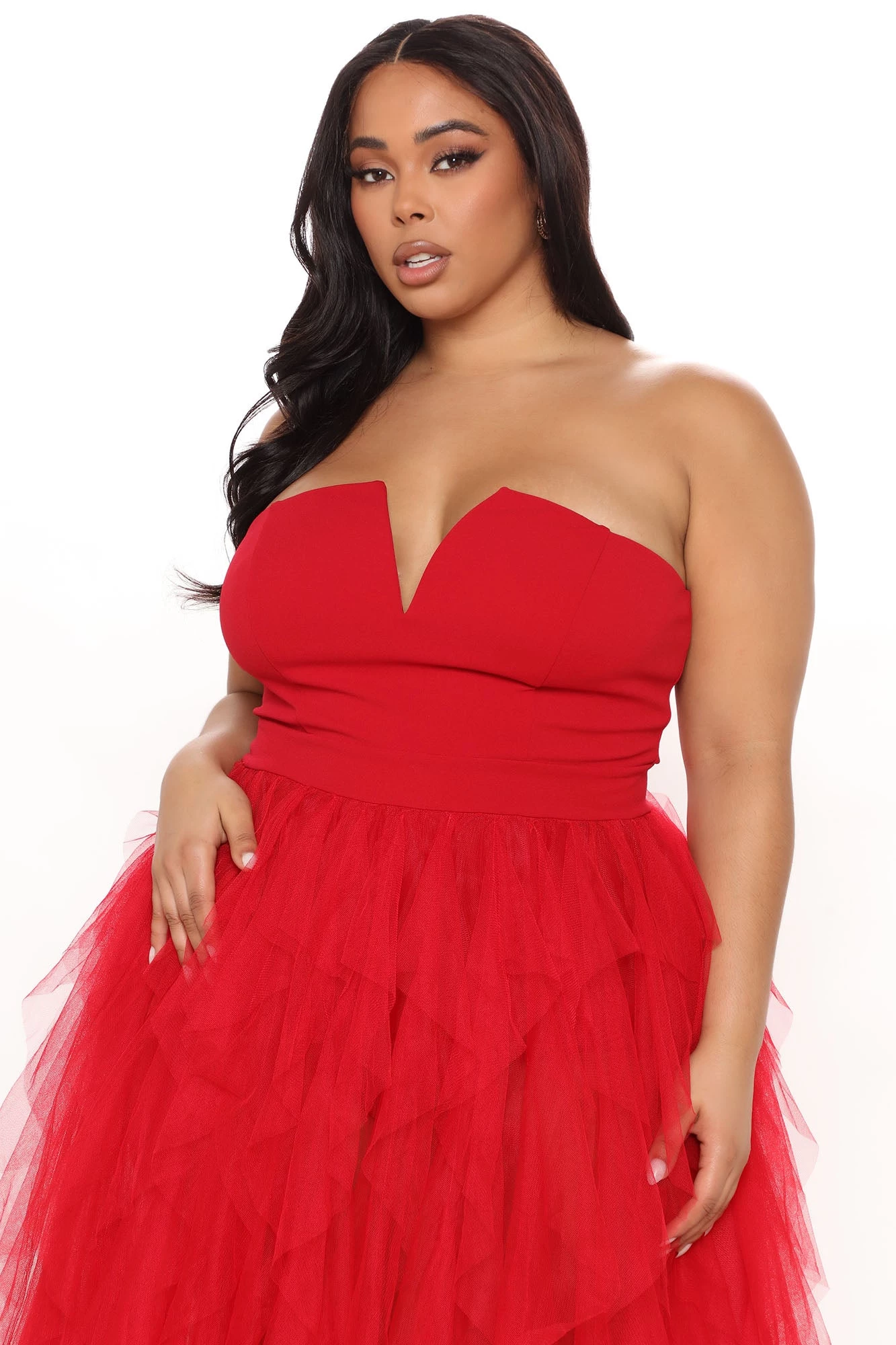 Fashion Nova Caught My Eye Tube Maxi Dress - Red 9 Fashion Nova Caught My Eye Tube Maxi Dress - Red - Image 7