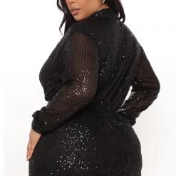 Fashion Nova It's Cocktail Hour Sequin Mini Dress - Black -fashion nova dresses Shop 10 21 21Studio3 CE MJ 12 56 56 32 VD7659 Black 6176 PLUS MH