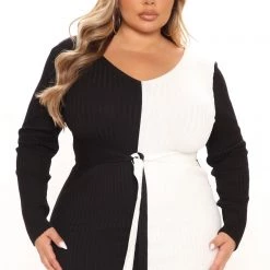 Fashion Nova Autumn Falls Sweater Mini Dress - Black/combo 19 Fashion Nova Autumn Falls Sweater Mini Dress - Black/combo -fashion nova dresses Shop 10 25 21Studio1 SN RL 15 19 42 61 RDAD5390FN Blackcombo 5590 PLUS DC
