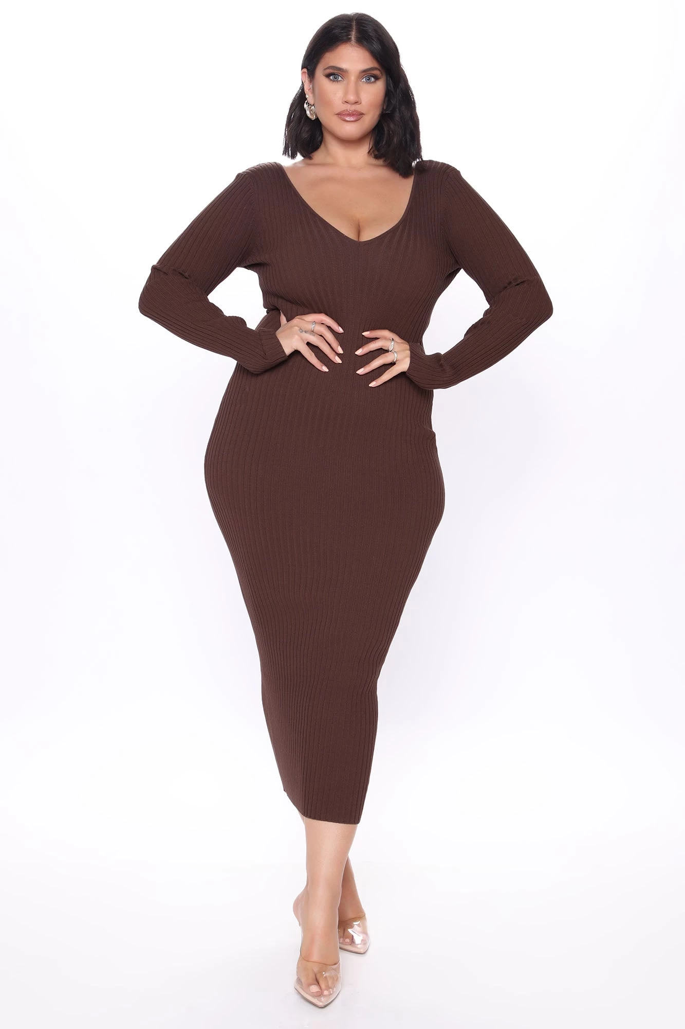 Fashion Nova Kallan Knit Dress - Brown 12 Fashion Nova Kallan Knit Dress - Brown - Image 10
