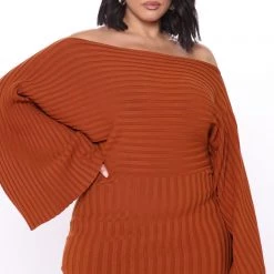 Fashion Nova Heather Sweater Midi Dress - Cognac 12 Fashion Nova Heather Sweater Midi Dress - Cognac -fashion nova dresses Shop 10 26 20Studio3 DM RL 15 21 36 87 13686 Cognac 0985 PLUS RA