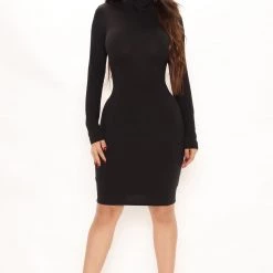 Fashion Nova Higher Up Mini Dress - Black