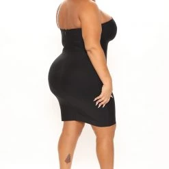 Fashion Nova Sweet Like Suga Bandage Mini Dress - Black -fashion nova dresses Shop 11 03 21Studio3 CE KG 15 22 23 48 FNT447 Black 1936 PLUS KL