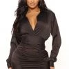 Fashion Nova Petite Romi Satin Mini Dress - Black 1 Fashion Nova Petite Romi Satin Mini Dress - Black -fashion nova dresses Shop 11 04 21Studio3 RT MJ 11 41 37 1 MD2594A Black 2203 PB