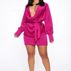 Fashion Nova I'm The One Mini Dress - Magenta -fashion nova dresses Shop 11 08 19Studio3 RM RE 10 58 43 11 CJ3311A Magenta 0670 WG