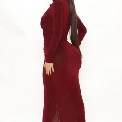 Fashion Nova Take Over Control Slinky Maxi Dress - Wine -fashion nova dresses Shop 11 10 21Studio2 CE BH 10 50 17 25 D23508 Wine 0441 KS