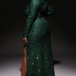Fashion Nova Bianca Sequin Maxi Dress - Green 16 Fashion Nova Bianca Sequin Maxi Dress - Green -fashion nova dresses Shop 11 10 21Studio6 SN RL 15 09 31 43 DR2105 Green 15977 PLUS WG