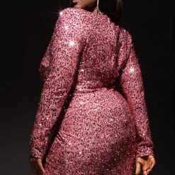 Fashion Nova Bianca Sequin Maxi Dress - Mauve -fashion nova dresses Shop 11 10 21Studio6 SN RL 15 31 26 47 DR2105 Mauve 16020 PLUS MH